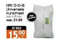 npk 12 10 18 universele kunstmest