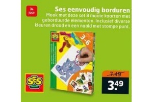 ses eenvoudig borduren