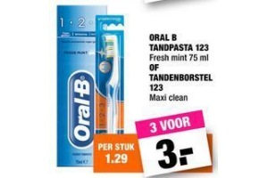 oral b tandenborstel of tandpasta