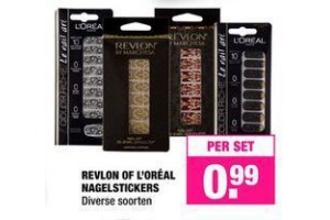 revlon of l or en eacute al nagelstickers