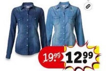 dames spijkerblouse