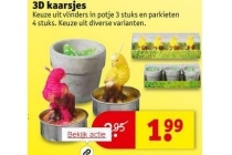 3d kaarsjes