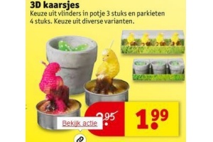 3d kaarsjes