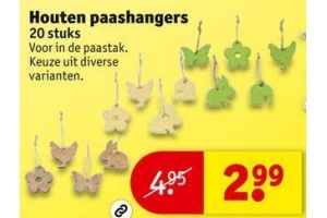 houten paashangers