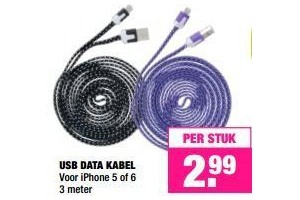 usb data kabel 3 meter