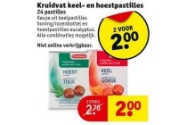 kruidvat keel en hoestpastilles