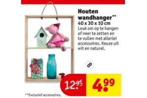 houten wandhanger