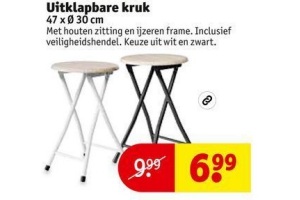 uitklapbare kruk