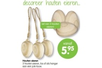 houten eieren