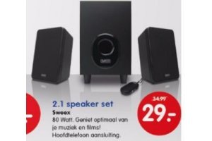 sweex speaker set voor en euro 29