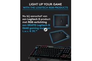 gratis logitech g g640 gaming multimat bij aanschaf van een logitech g product met rgb verlichting