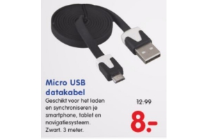 micro usb datakabel