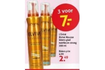 l or en eacute al elvive mousse intens glad nutrileum strong