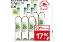 salsus vinho verde portugese wijn