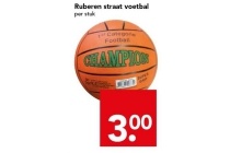 rubberen straat voetbal