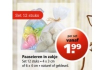 paaseieren in zakje