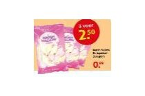 marsh mallow ruitspekken 265 gram 3 voor en euro 2 50