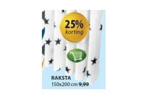 raksta douchegordijn voor en euro 7 50