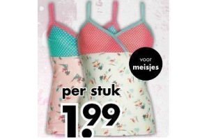 singlet voor meisjes