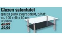 glazen salontafel