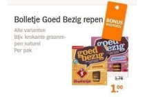 bol le tje goed be zig re pen