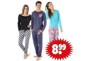 dames of heren pyjama