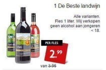 1 de beste landwijn