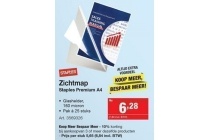 zichtmap staples premium a4