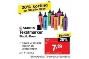 tekstmarker stabilo boss