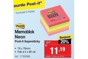 memoblok neon