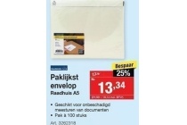 paklijst envelop