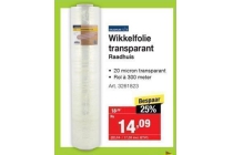 wikkelfolie transparant