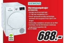 siemens warmtepompdroger