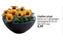 clayfibre schaal