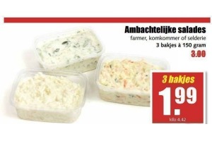 ambachtelijke salades