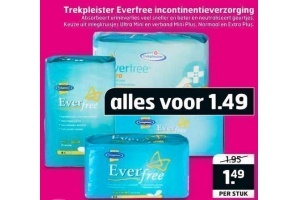 trekpleister everfree incontinentieverzorging