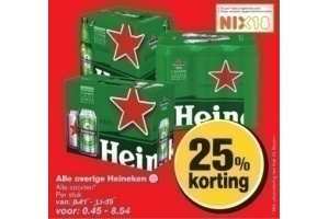 alle overige heineken