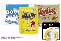twix bounty en m en m s mini s