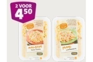 jumbo italiaanse pastamaaltijden