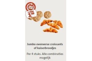 jumbo ovenverse croissants of kaiserbroodjes