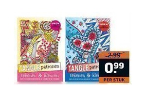 tangle patronen kleurboek