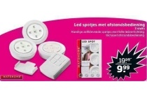 led spotjes met afstandsbediening