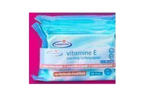 trekpleister vochtig toiletpapier vitamine e