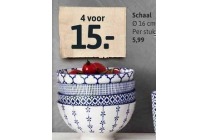 serviesgoed mediterranean blue 4 voor eur15