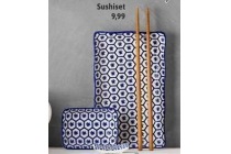 serviesgoed mediterranean blue sushiset voor eur9 99