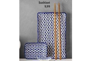 serviesgoed mediterranean blue sushiset voor eur9 99