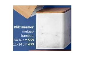 blik marmer