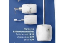 marmeren badkamer accesoires