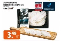 zuidwestervis noordzee schar filet