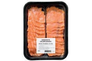 gerookte zalmplakken voor eur12 95